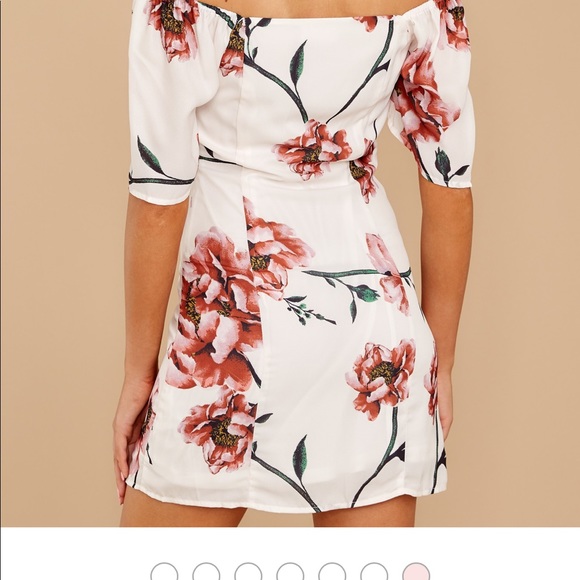 Red Dress Boutique white floral print dress - Picture 2 of 5